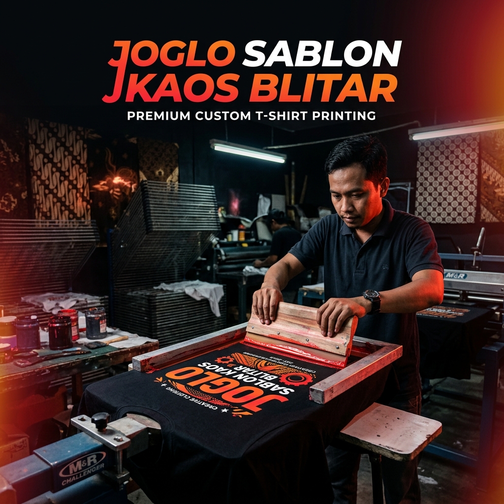 Joglo Sablon Kaos Blitar - Sablon Berkualitas